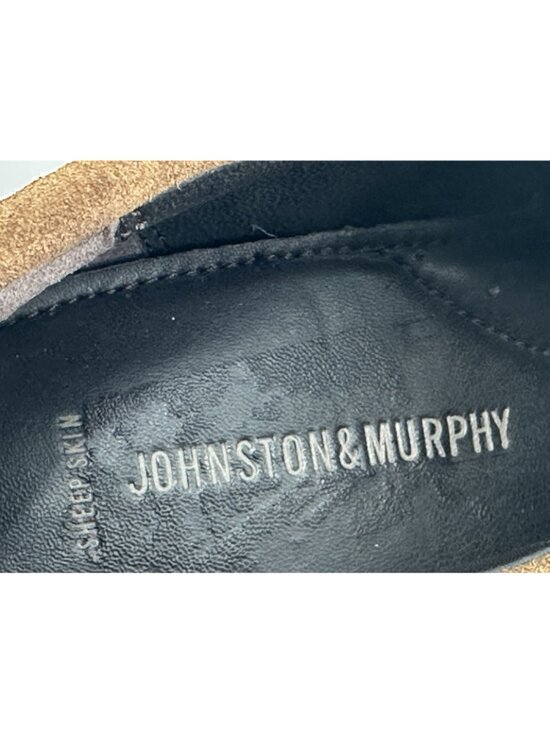 Johnston Murphy Men\'s Sheepskin Brown Suede Oxford Shoes Casual Sz 12 M 25-0560 main image 11